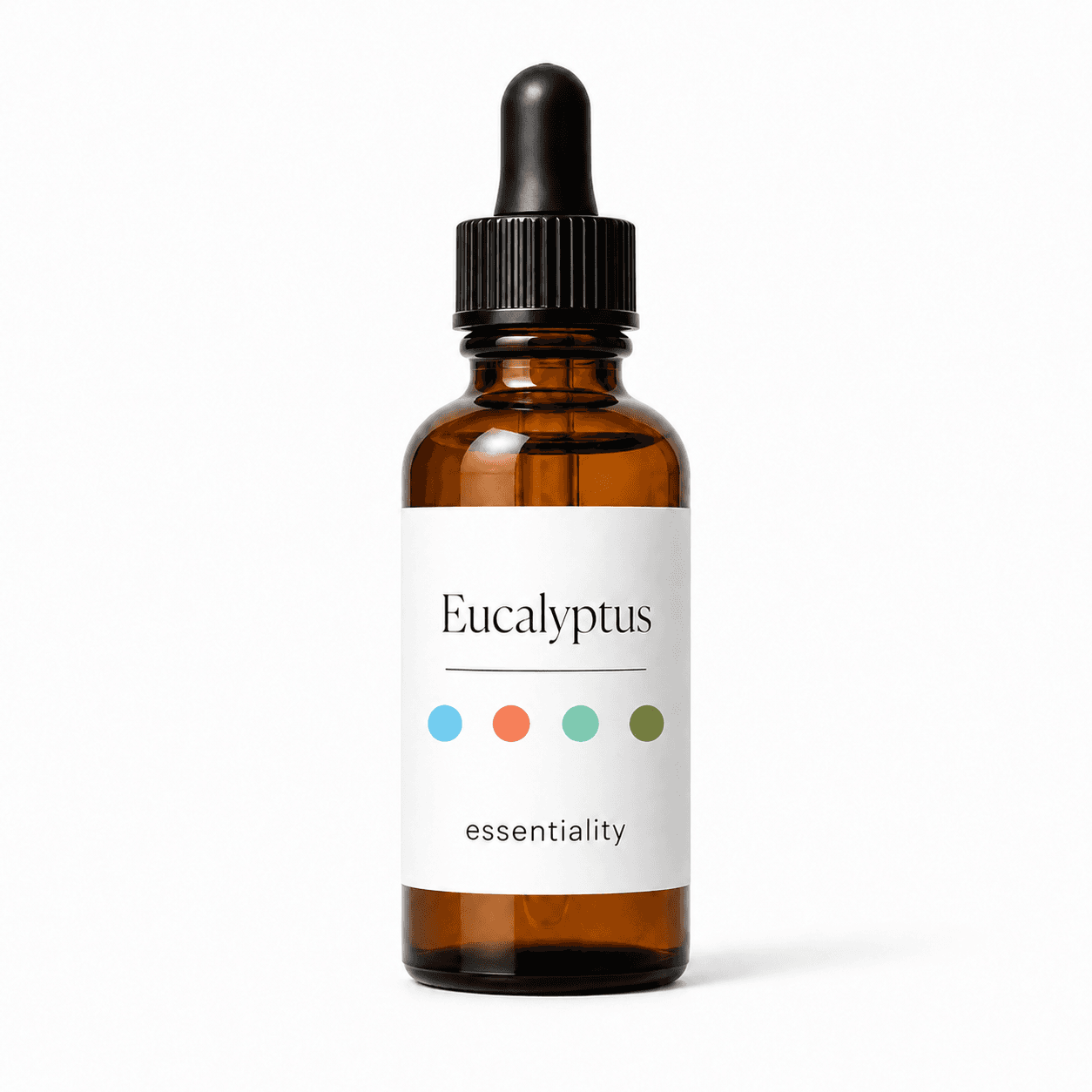 Eucalyptus essential oil bottle