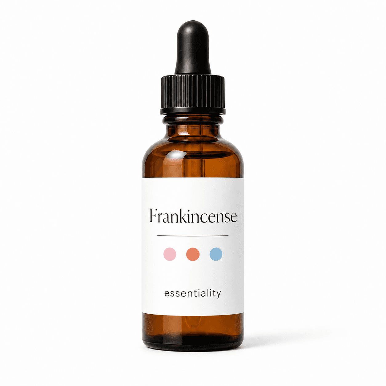 Frankincense essential oil bottle