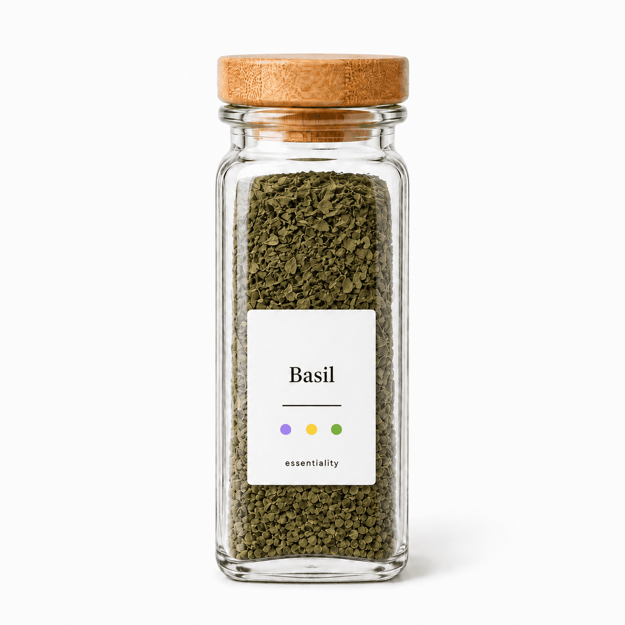 Basil spice bottle