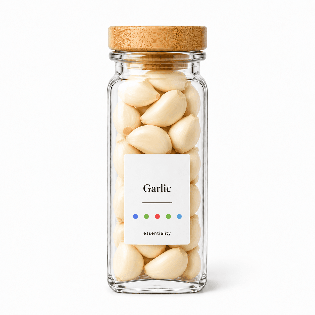 Garlic spice bottle